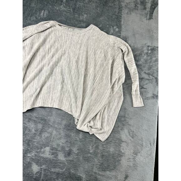 Converse One Star Dolman Sleeve Sweater Women's M Gray Heather Batwing Top #Y2K - Picture 5 of 7